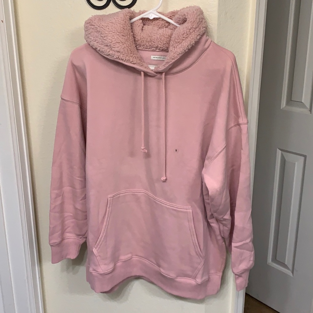 American Eagle Sherpa hoodie sweatshirt